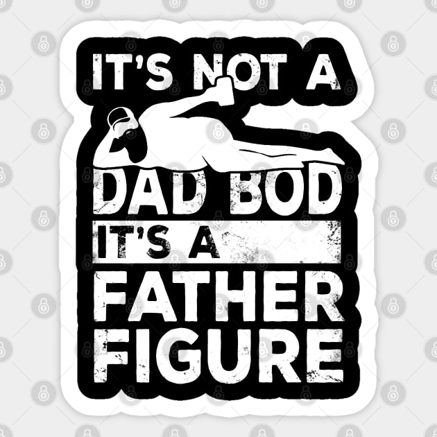 Dad Bod Father Figure Beer Lover Sticker by Studio Hues